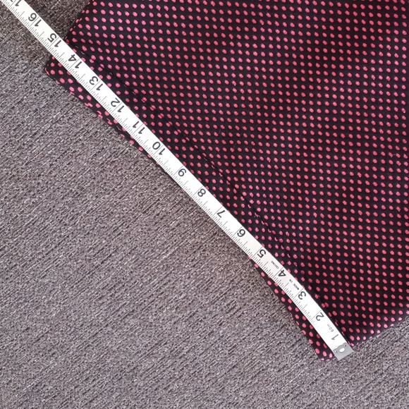🖤LOFT🖤 - Black/Red Dot Stretch Pencil Skirt - Picture 7 of 9